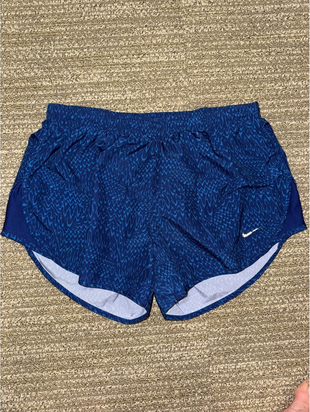Women's Nike Dri Fit Blue Running Shorts Size Small